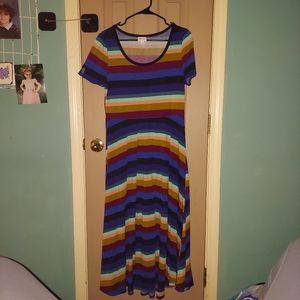 LuLaRoe Riley Maxi dress size large